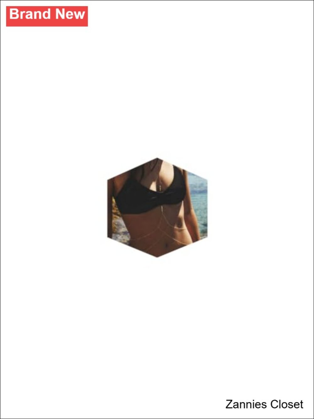 ✨ Women's Body Chain Layering Waist Jewelry for Bikinis Gold Plated Adjustable